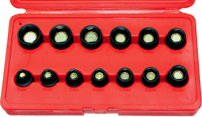 13 Piece 3/8" Drive Metric 6 Point Magnetic Impact Sockets T&E Tools 98313
