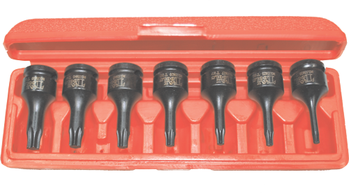 7 Piece 3/8" Drive Torx-r Impact Sockets T&E Tools 98801