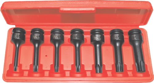 7 Piece 1/2" Drive Torx-r Impact Sockets T&E Tools 98803