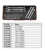 T&E Tools Metric Super Thin Open End Wrenches 10Piece. 6 to 24mm 99310