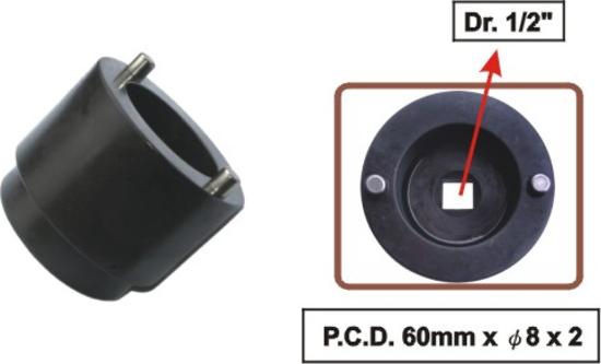 Mitsubishi Delica 2500cc Wheel Nut Remover T&E Tools A1248