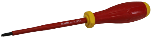 VDE Electrical Insulated Slotted Screwdriver (5.5 x 125mm) T&E Tools A75100-I