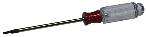 T10 Acetate Tamper Torx-r Screwdriver T&E Tools A75510