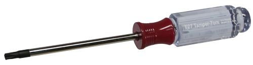 T27 Tamper Torx Acetate Screwdriver T&E Tools A75527