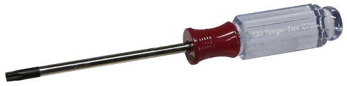 T30 Tamper Torx Acetate Screwdriver T&E Tools A75530