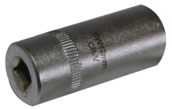 1/4"Drive Socket (12mm) T&E Tools AC12P-12