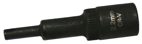 No.AC12P-22 - Slotted 1/4"Drive Socket (2.2mm)