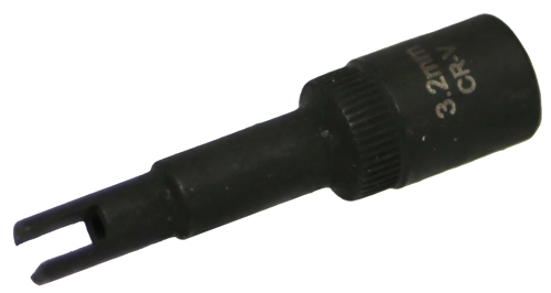Slotted 1/4"Drive Socket (3.2mm) T&E Tools AC12P-32