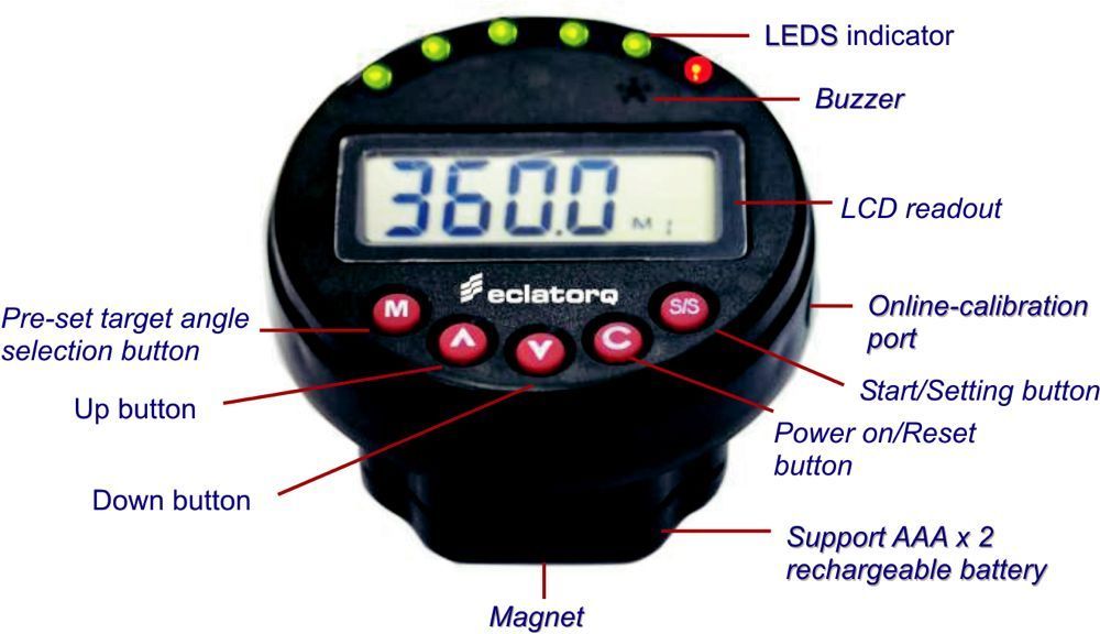 Magnetic Digital Angle Metre T&E Tools AM-BN
