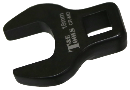 18mm  x 3/8"Dr. Crowsfoot Wrench T&E Tools BCF18-M