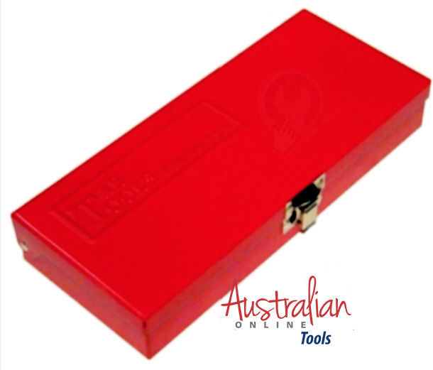 Red Metal Case (246 x 104 x 39mm) T&E Tools C1111