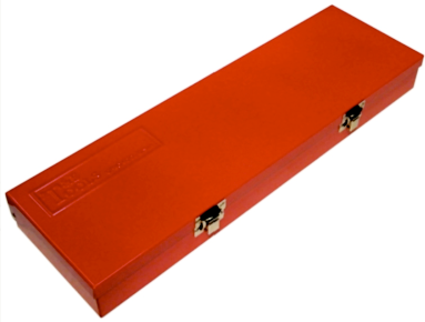 Red Metal Case (427 x 127 x 47mm) T&E Tools C1116