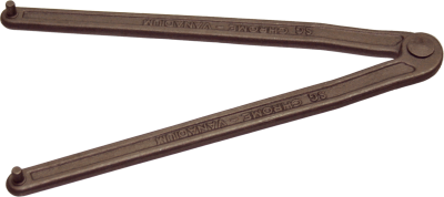 Adjustable Face Pin Wrench 5/32"(4mm) x 8"  T&E Tools C482
