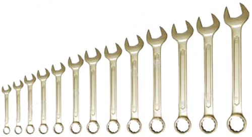 13Pc.Combination R & O/E Set 8-32mm (Copper Beryllium) T&E Tools CB134