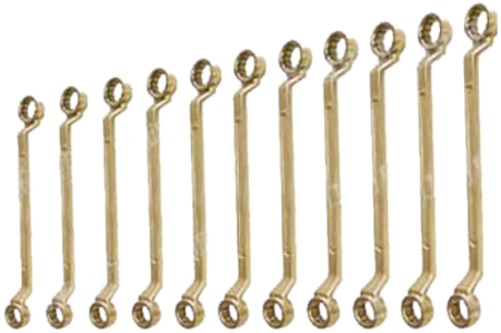 11Pc.Box  Wrench Set 8-32mm (Copper Beryllium) T&E Tools CB149