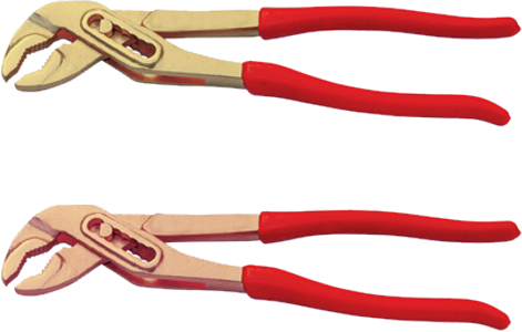 10" (250mm) Box Joint Multigrips (Copper Beryllium) T&E Tools CB252-1002