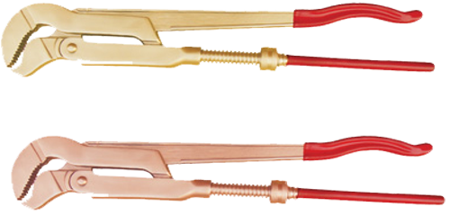 530mm Parrot Bk. Pipe Wrench 50mm (Copper Beryllium) T&E Tools CB287-1002