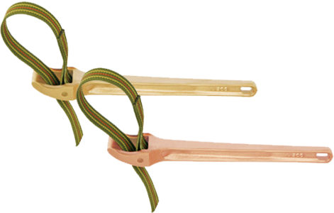 425 x 300mm Adjustable Strap Wrench  (Copper Beryllium) T&E Tools CB290-1002