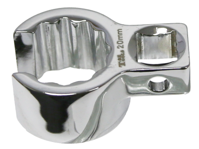 20mm x 3/8"Drive Crowsfoot 12Pt Flare Nut Wrench T&E Tools CF1320M
