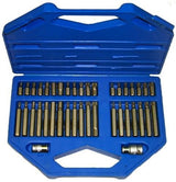 In-Hex, Multi-Spline, Torx Insert Bit40 Piece Set T&E Tools CL102