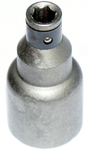 Motorcycle 1/4" Hex 1/2" Drive Bit Holder T&E Tools CR019