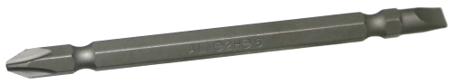 #2 Phillips x 6mm Slotted 1/4" Hex Bit  T&E Tools CR020