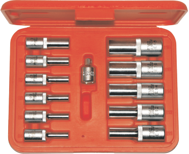 12 Piece Deep E-Series Female Torx-r Sockets T&E Tools E1208