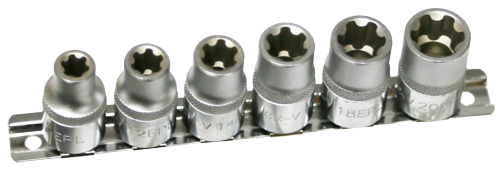 EP Series 1/2" Drive Female Torx Sockets         T&E Tools EP006