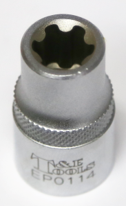 14EP x 1/2" Drive Female Torx Socket T&E Tools EP0114