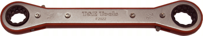 11/16"x3/4", 13/16"x7/8" D/E Ratchet Rin T&E Tools F2022