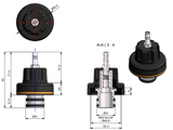 (Nylon) Threaded Tank Adaptor T&E Tools G21N