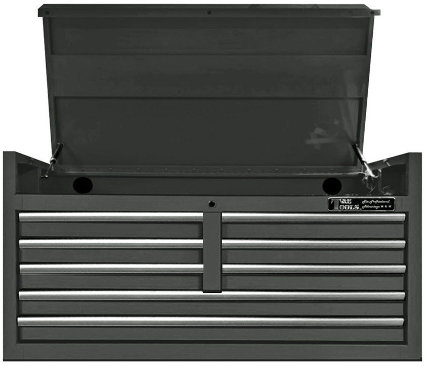 Tool Chest 47" Godfather 8 Drawer Top Tool Box Black T&E Tools TE-GF4708BK