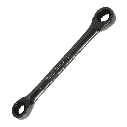 Double Ring Gear Ratchet Wrench 10mm x 11mm 12 point 72T T&E Tools GW1011M