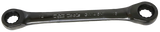 Double Ring Gear Ratchet Wrench 14mm x 15mm 12 point 72T T&E Tools GW1415M