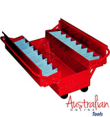 Two Tier Cantilever Tool Box (Swivel Casters) T&E Tools HB452