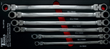 Flex Head Long Ring Gear Ratchet 6 Piece Wrench Set  TE Tools HPG6