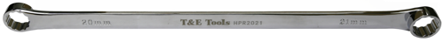 T&E Tools Long double Ring Wrench Spanner 20mm x 21mm Hi-Performance  HPR2021