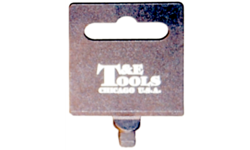 Plastic Hang Tag 1/4" Drive T&E Tools HT08