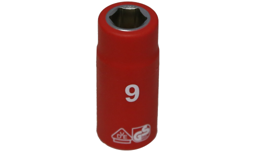6 Point VDE Insulated Socket (9mm) T&E Tools IS20092