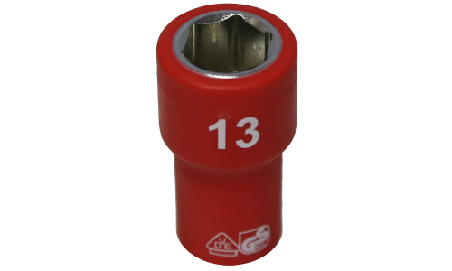 6 Point VDE Insulated Socket (13mm) T&E Tools IS20132