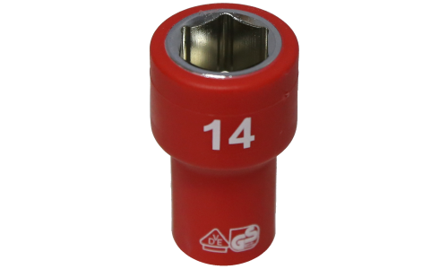 6 Point VDE Insulated Socket (14mm) T&E Tools IS20142