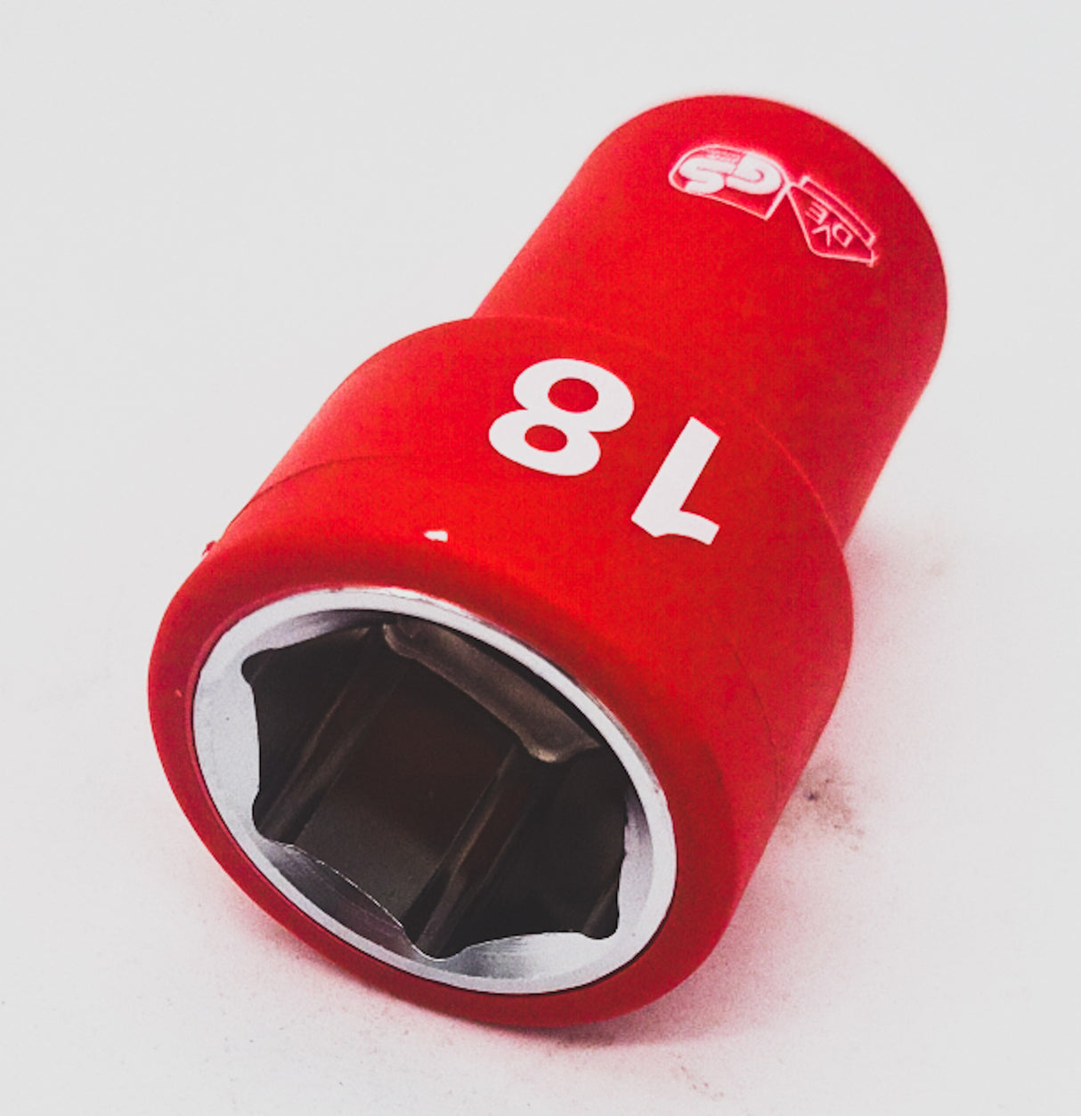 VDE Insulated Socket 18mm x 3/8"Drive. 6Pt T&E Tools IS22185
