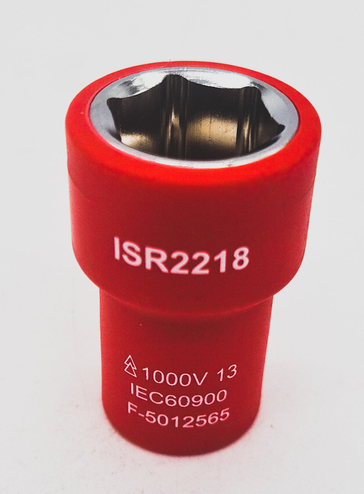 VDE Insulated Socket 18mm x 3/8"Drive. 6Pt T&E Tools IS22185