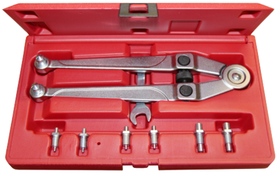 Adjustable Gland Nut Wrench Kit (8 Pins) T&E Tools J1268