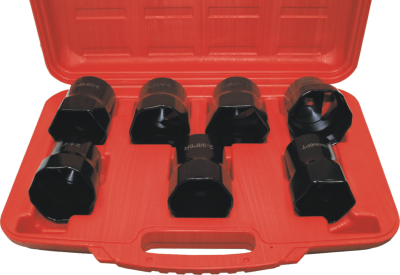 Wheel Bearing Locknut Sockets 7 Piece set  1/2" Drive T&E Tools J1960