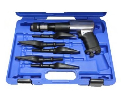 5Pc. Impact Ball Joint Separator Set with Air Chisel Gun T&E Tools J1999