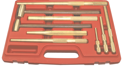 Non Spark Punch & Chisel 9 Pce Set T&E Tools J2600