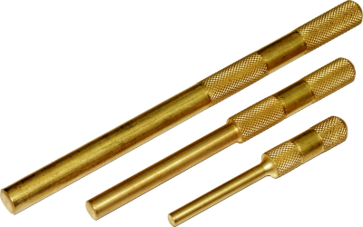 Brass Pin Punch 3 Piece Set T&E Tools J2603