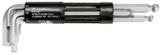Hex-Key Long Arm Metric Ball End 8 Piece Set T&E Tools J6809