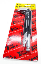 Hex-Key Long Arm Metric Ball End 8 Piece Set T&E Tools J6809